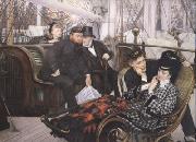 James Tissot The Last Evening (nn01) oil painting on canvas